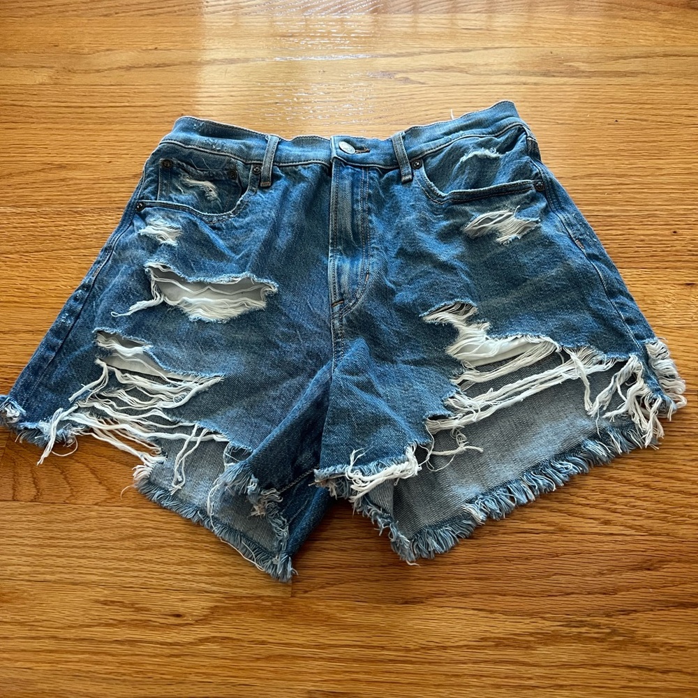 American eagle ripped jeans shorts